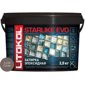 Затирочная смесь Litokol STARLIKE EVO Cacao S. 230, 2.5 кг