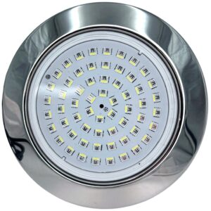 Прожектор светодиодный Aquaviva (LED028-99led) 6W RGB/4M стальная рамка + закладная