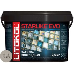 Затирочная смесь Litokol STARLIKE EVO Neutro S. 113, 2.5 кг