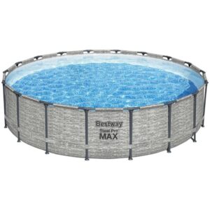 Каркасный бассейн Bestway Steel Pro 5618Y (549х122 см), с картриджным фильтром, лестницей и защитным тентом