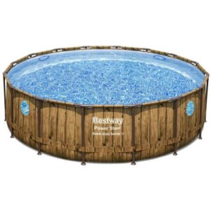 Каркасный бассейн Bestway Steel 56977 (549х122 см) с картриджным фильтром, лестницей и защитным тентом