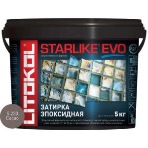 Затирочная смесь Litokol STARLIKE EVO Cacao S. 230, 5 кг